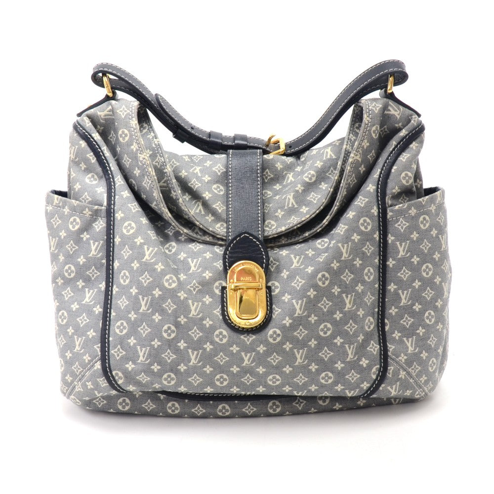 romance idylle mini lin canvas hobo bag