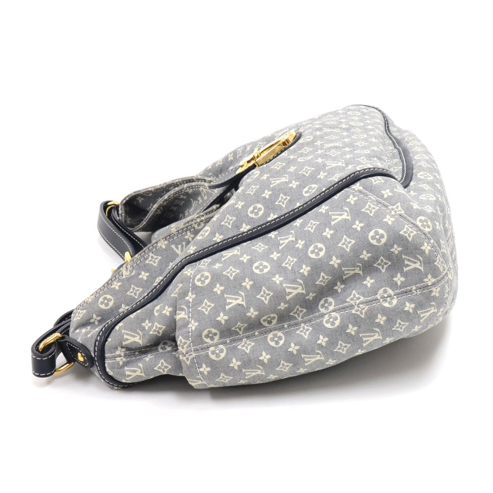 romance idylle mini lin canvas hobo bag
