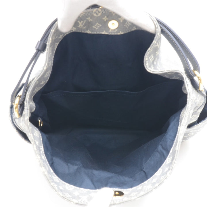 romance idylle mini lin canvas hobo bag