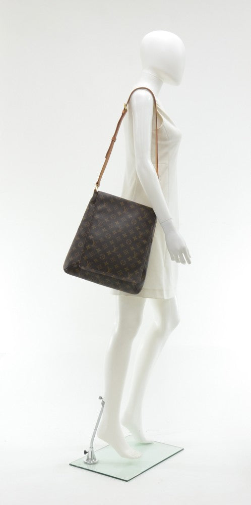 musette monogram canvas large shoulder bag