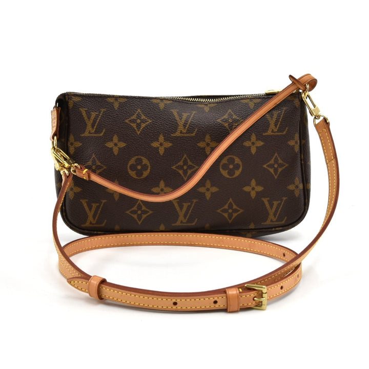 pochette accessoires monogram canvas bag with strap