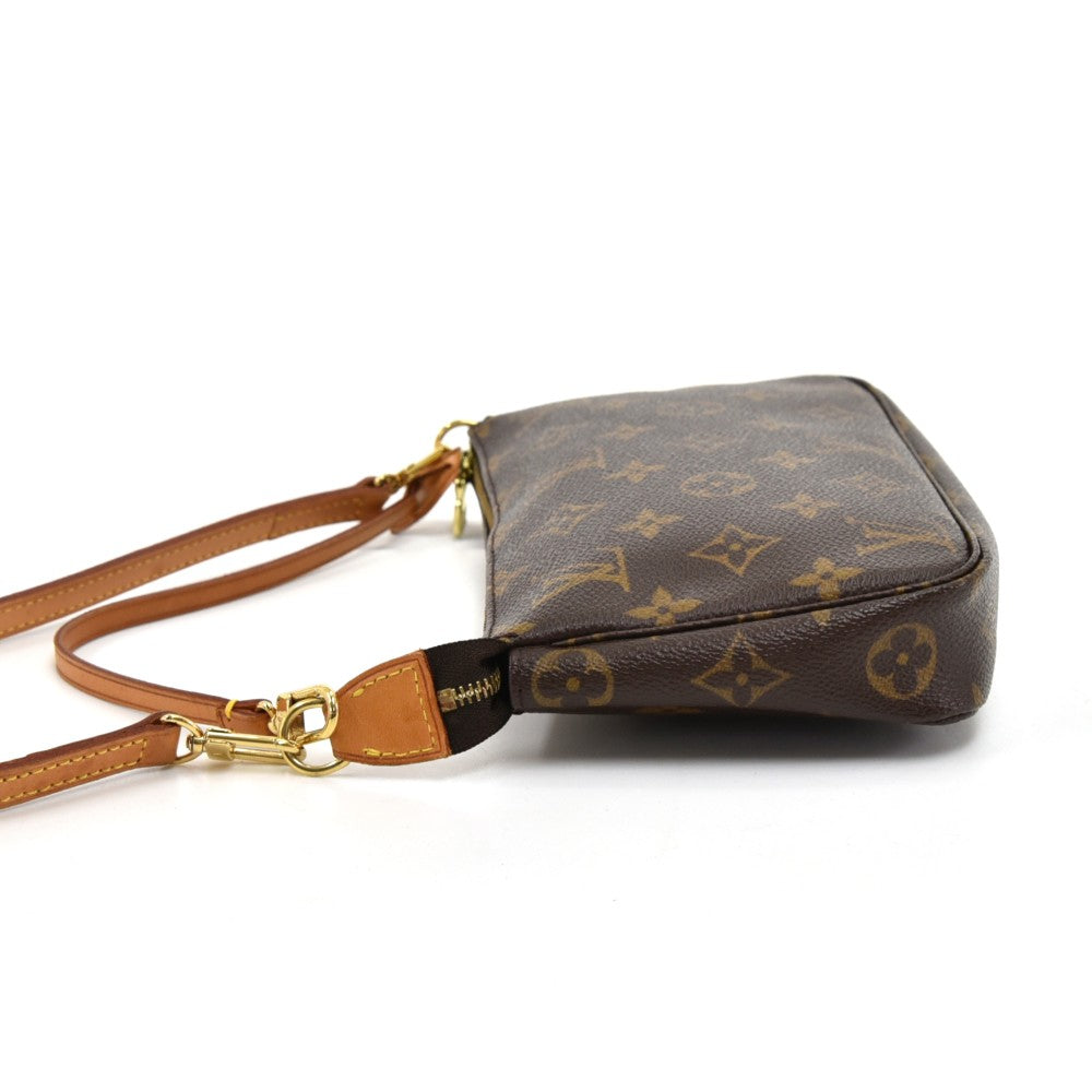 pochette accessoires monogram canvas bag with strap