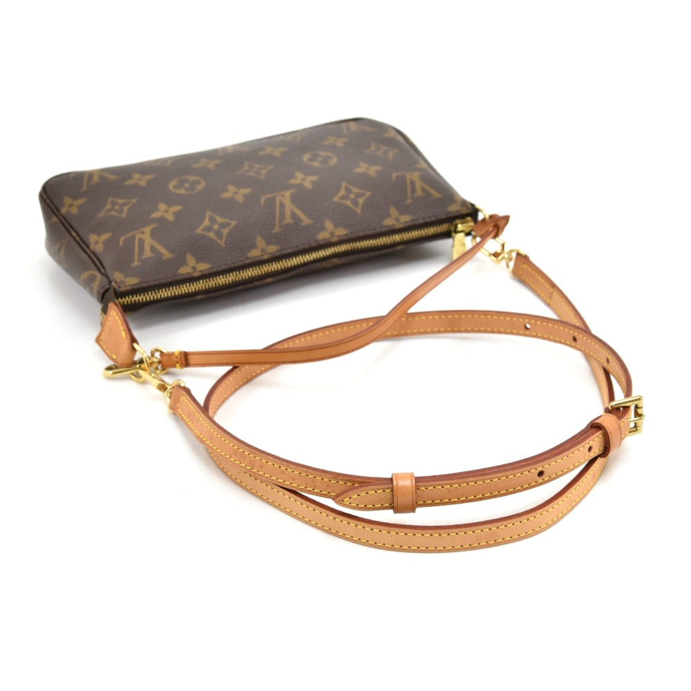 pochette accessoires monogram canvas bag with strap