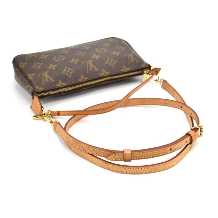 pochette accessoires monogram canvas bag with strap