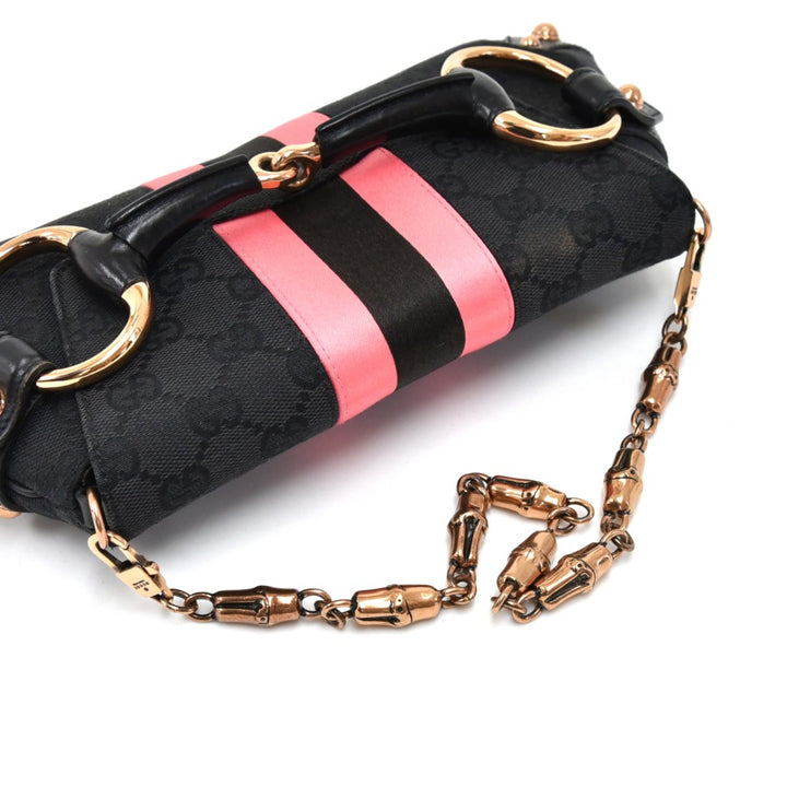 monogram canvas horsebit bag