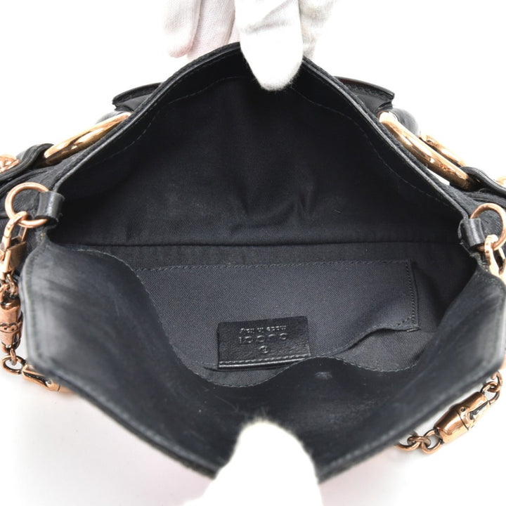 monogram canvas horsebit bag