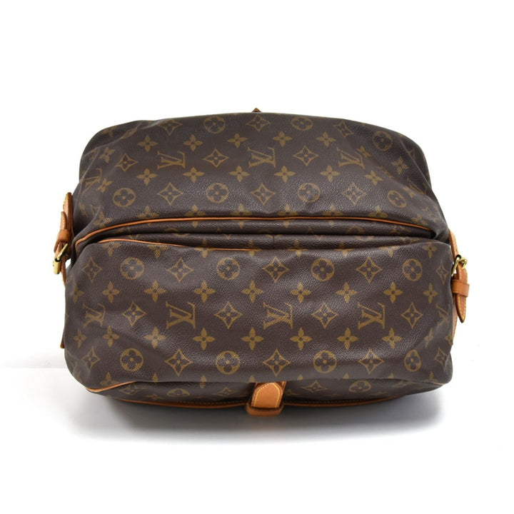 saumur 35 monogram canvas messenger bag