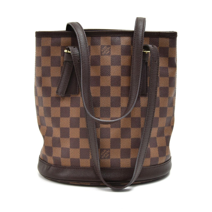 marais damier ebene canvas bucket bag
