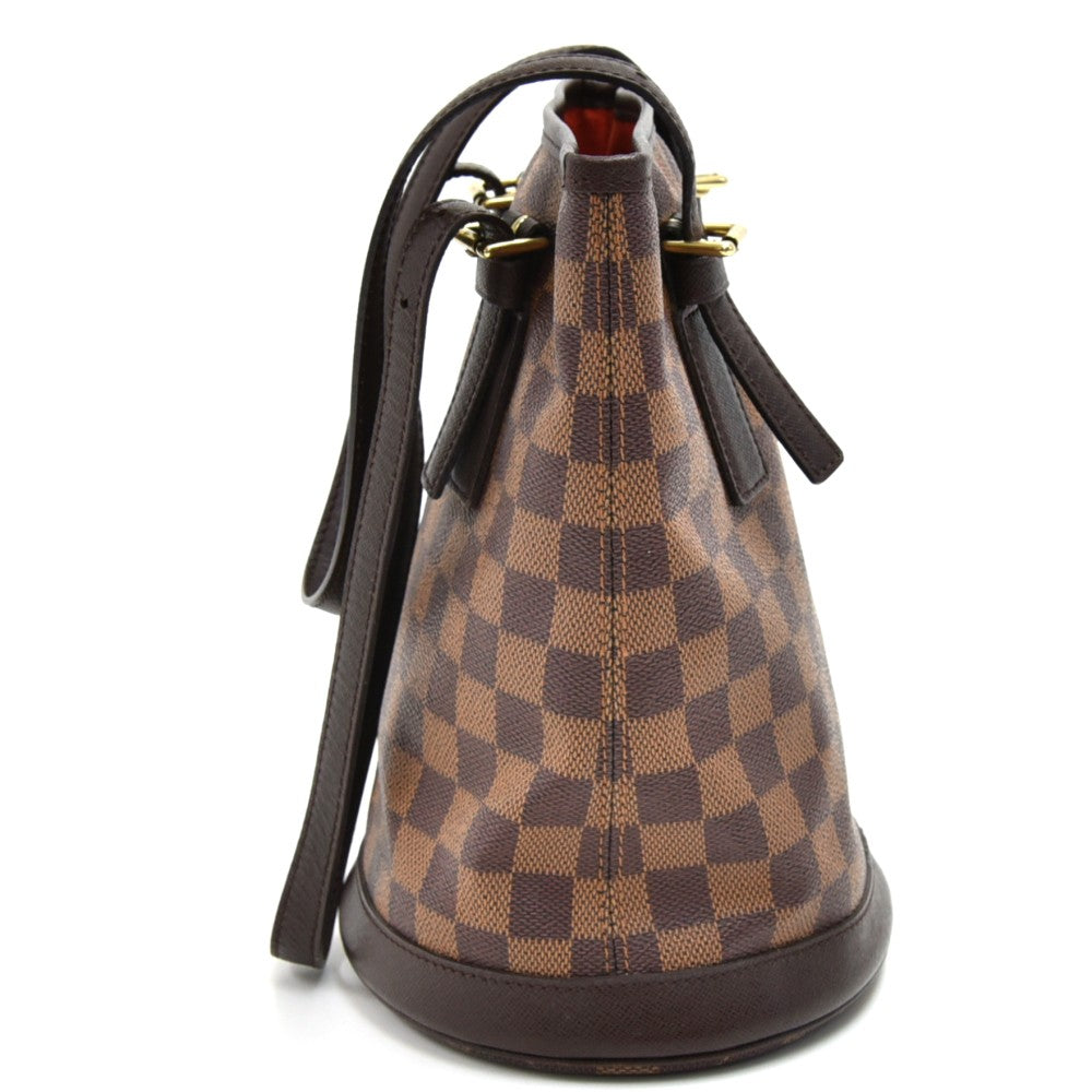 marais damier ebene canvas bucket bag