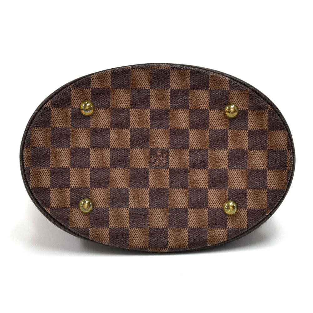 marais damier ebene canvas bucket bag