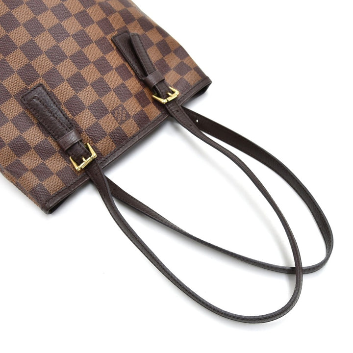 marais damier ebene canvas bucket bag