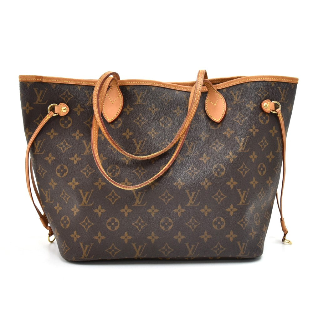 neverfull mm monogram canvas tote bag