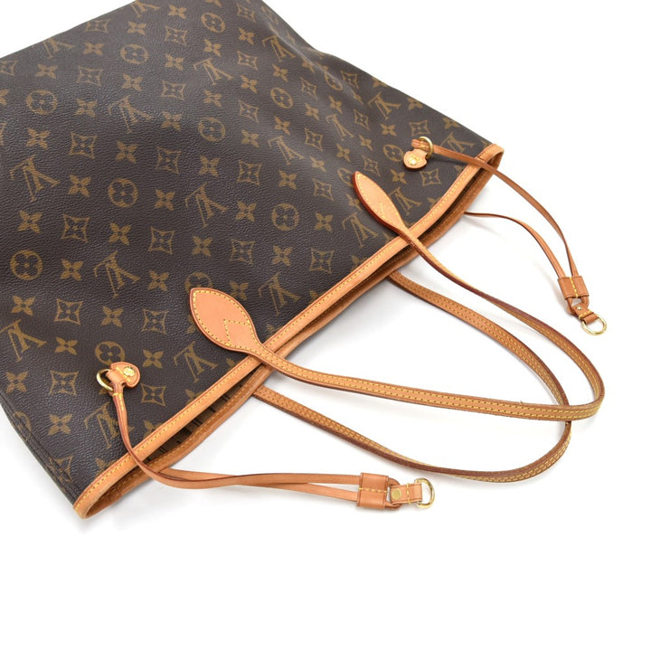 neverfull mm monogram canvas tote bag