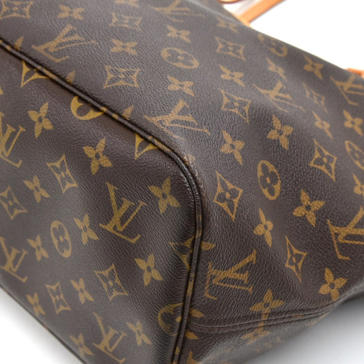 neverfull mm monogram canvas tote bag
