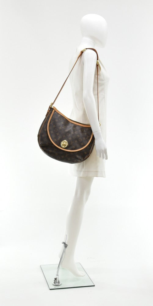 tulum gm monogram canvas shoulder bag