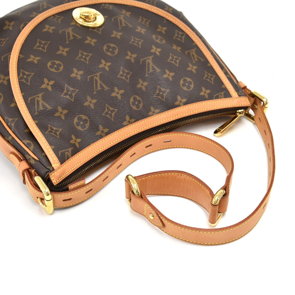 tulum gm monogram canvas shoulder bag
