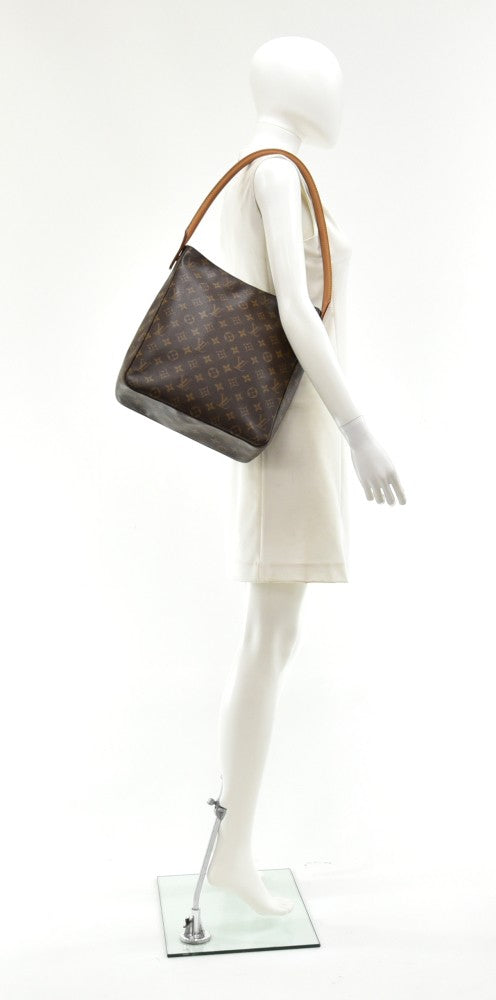 looping gm monogram canvas shoulder bag