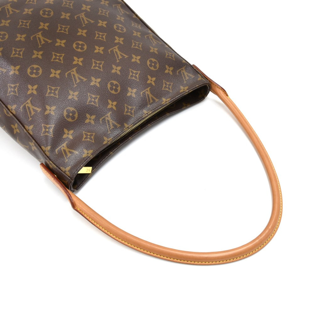 looping gm monogram canvas shoulder bag
