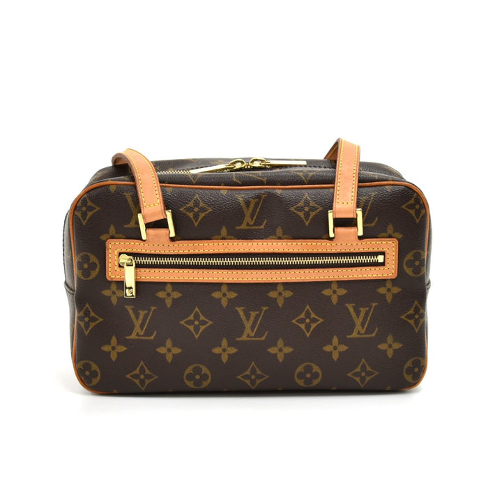 cite mm monogram canvas shoulder bag