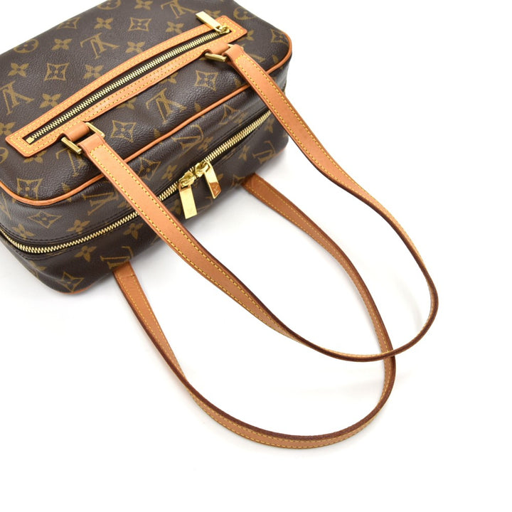 cite mm monogram canvas shoulder bag