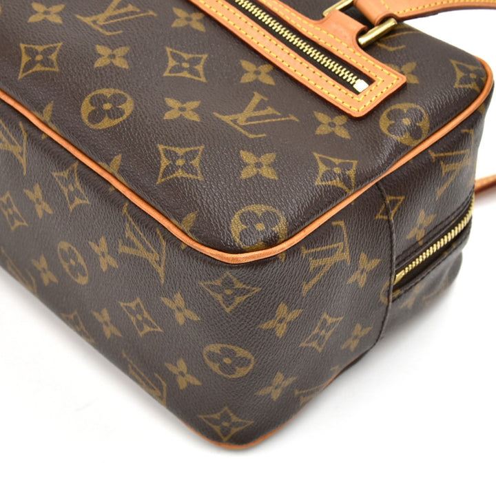 cite mm monogram canvas shoulder bag