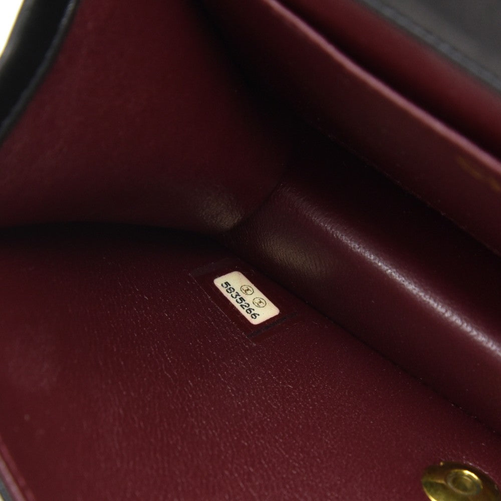 lambskin leather single flap mini bag