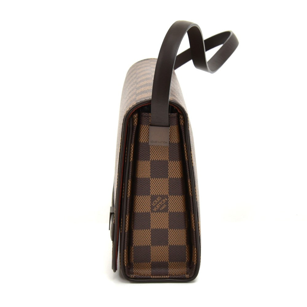 tribeca long damier ebene canvas bag