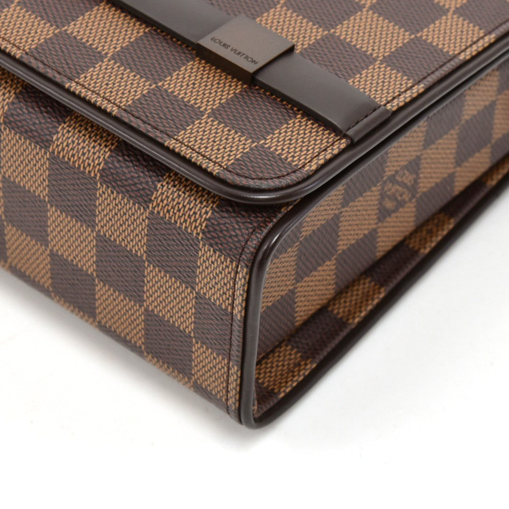 tribeca long damier ebene canvas bag