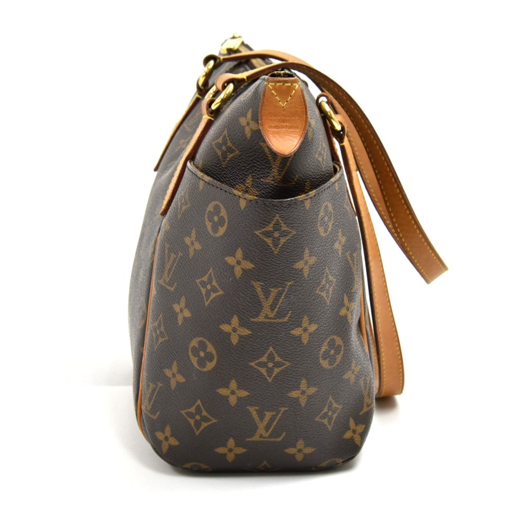 totally pm monogram canvas bag