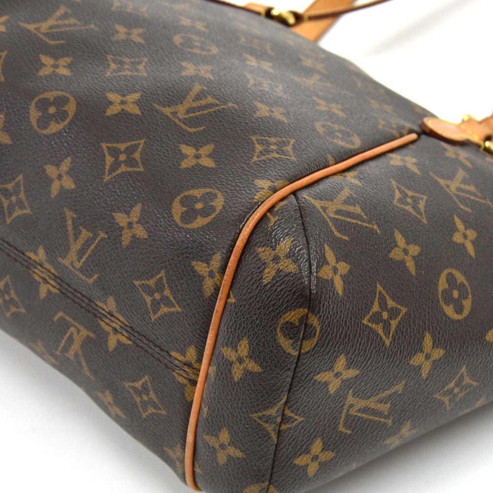 totally pm monogram canvas bag