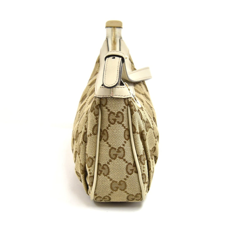 pleated monogram canvas small bag