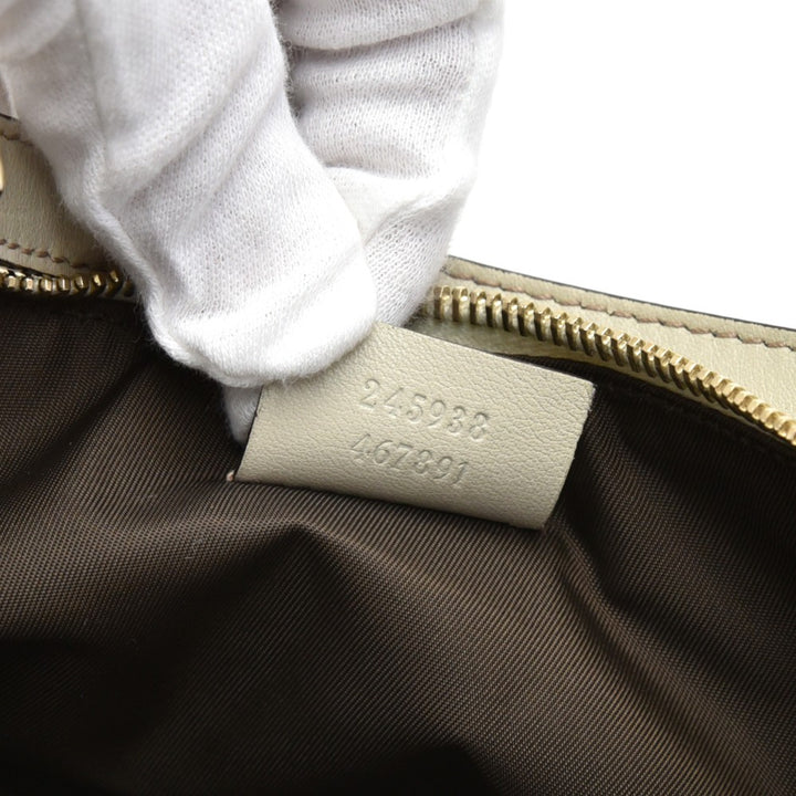 pleated monogram canvas small bag
