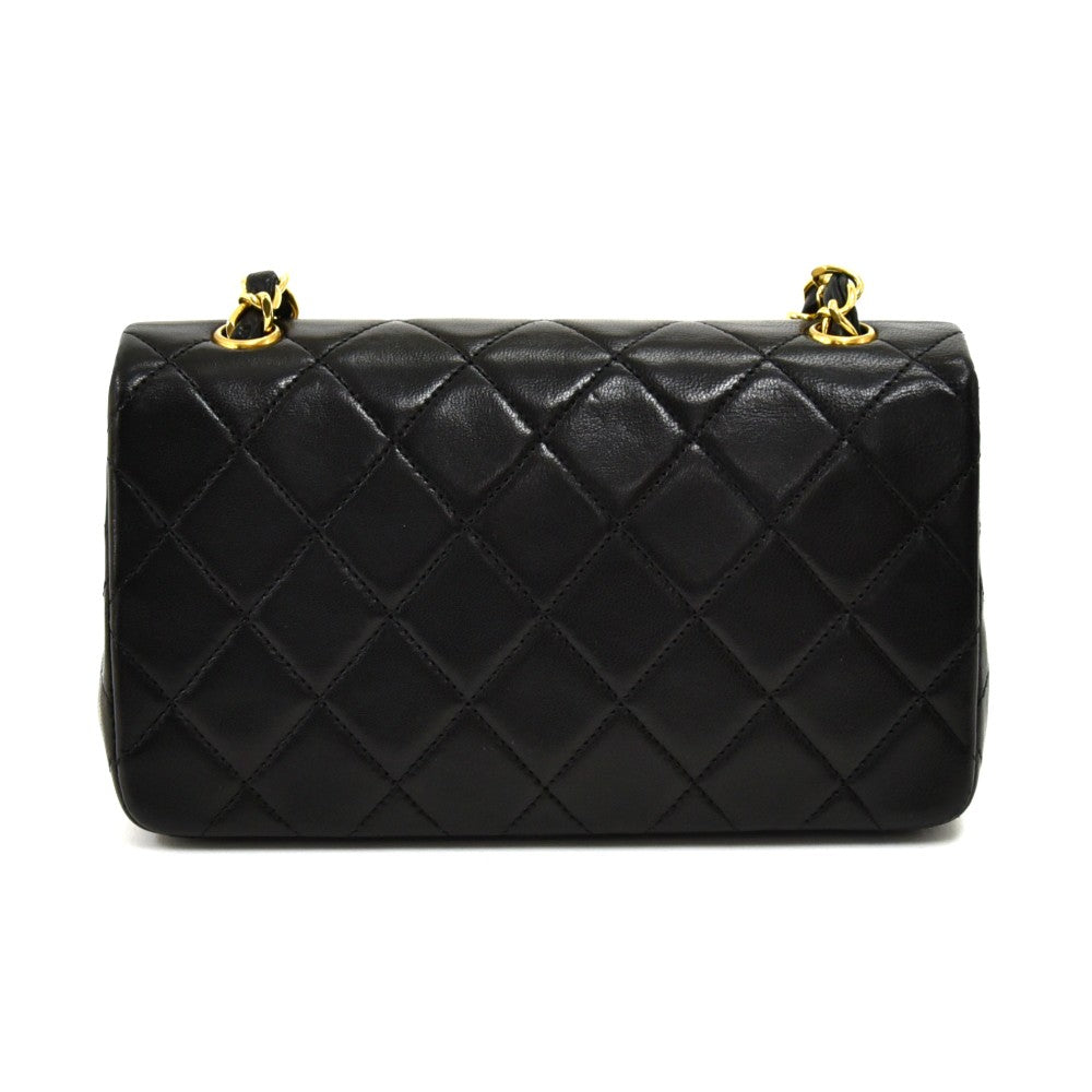 singe flap mini leather leather bag
