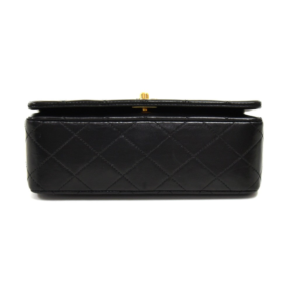 singe flap mini leather leather bag