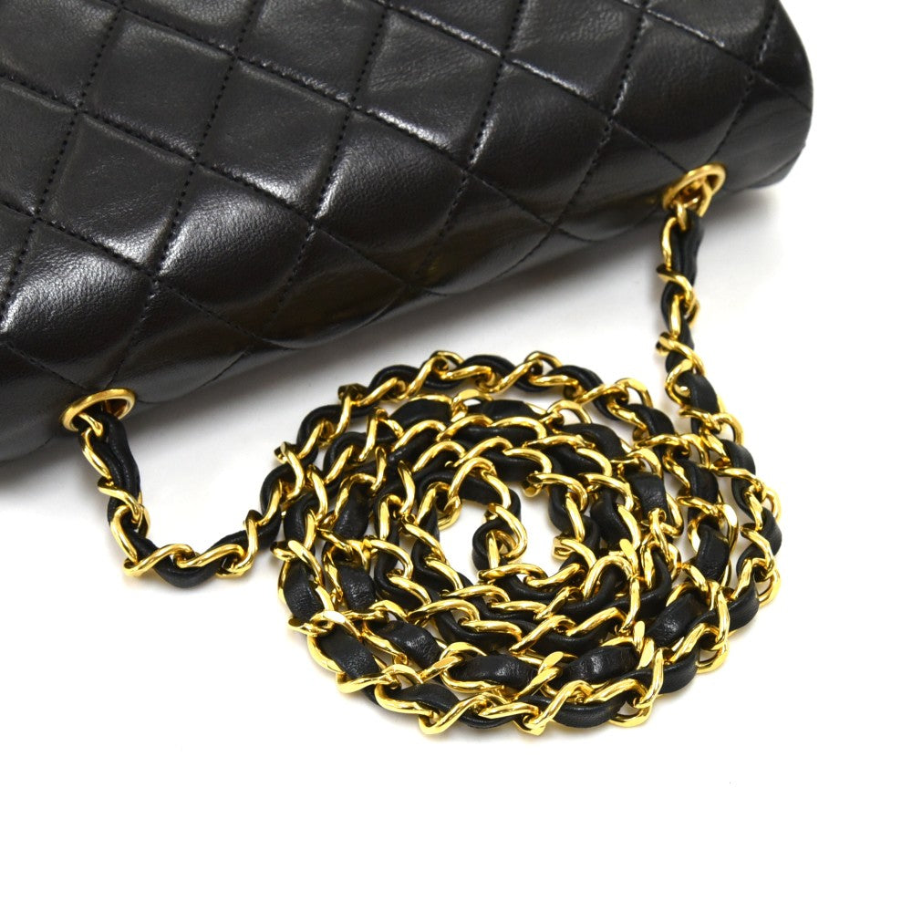 singe flap mini leather leather bag