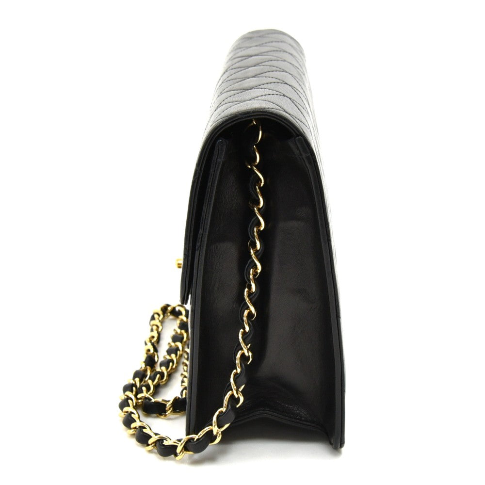 classic quilted leather single flap bag