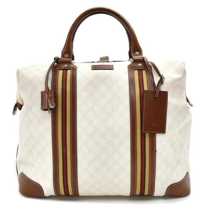 supreme monogram canvas web vintage bag