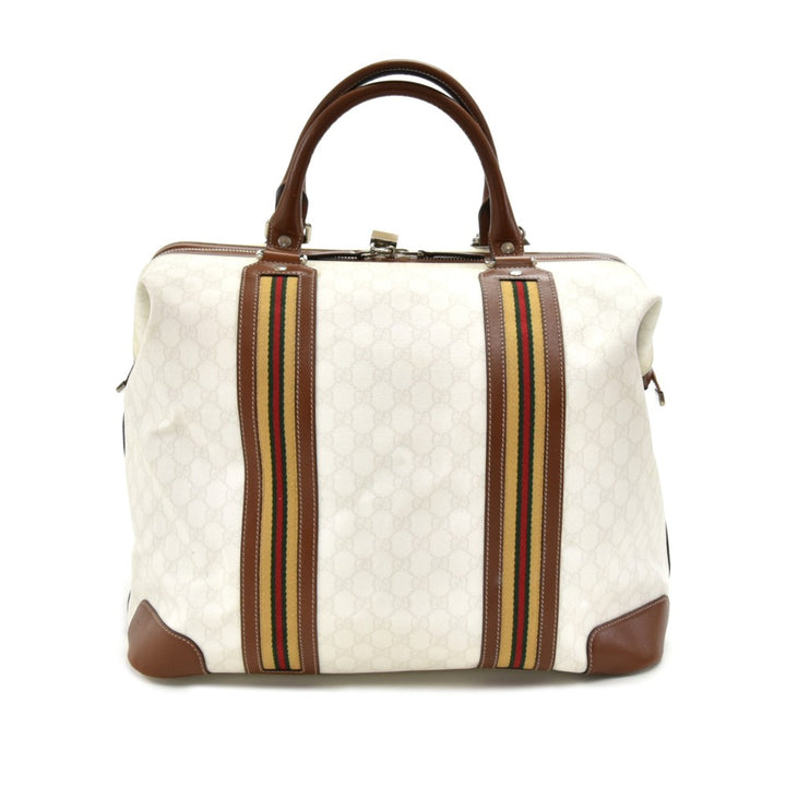 supreme monogram canvas web vintage bag