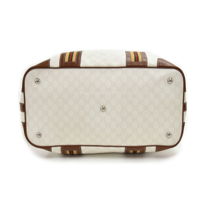 supreme monogram canvas web vintage bag