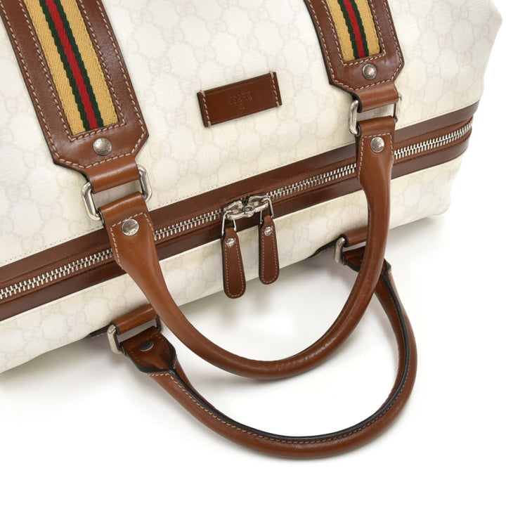supreme monogram canvas web vintage bag
