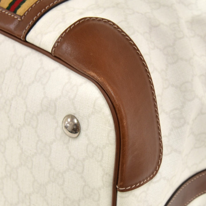 supreme monogram canvas web vintage bag