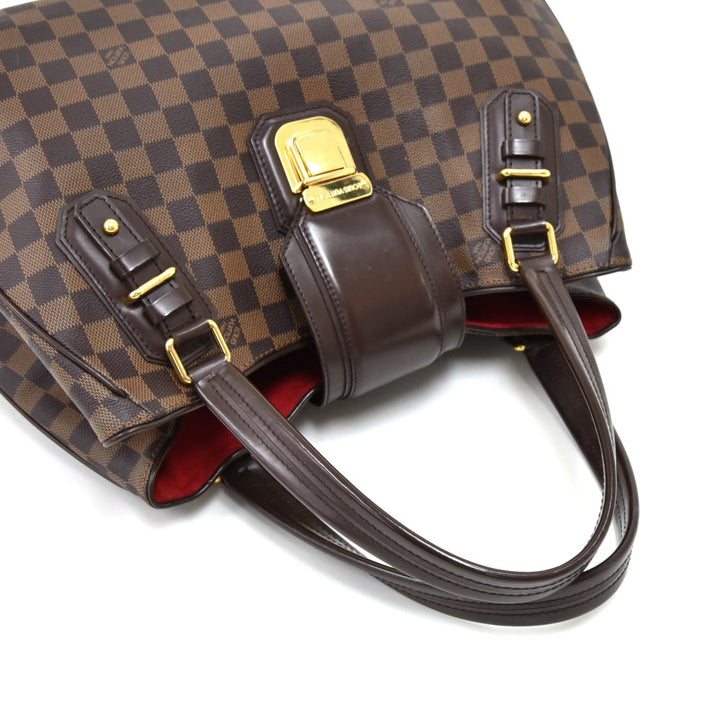 griet damier ebene canvas bag