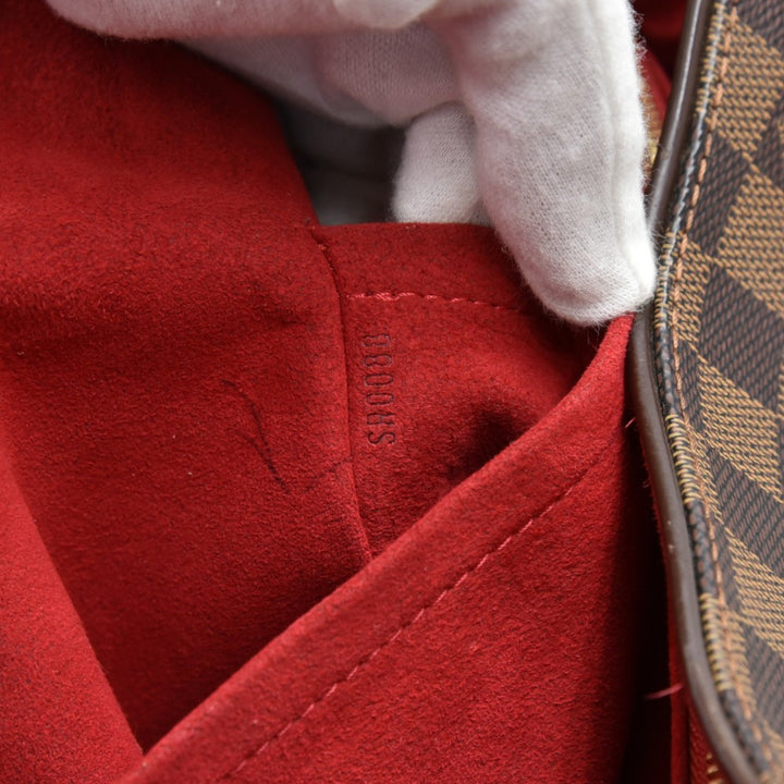 griet damier ebene canvas bag