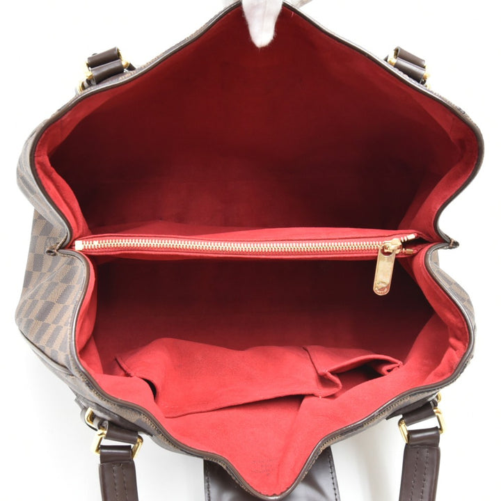 griet damier ebene canvas bag