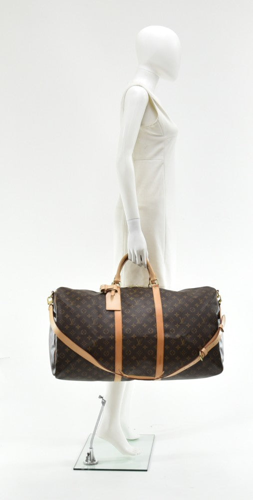 keepall 60 bandouliere monogram canvas bag