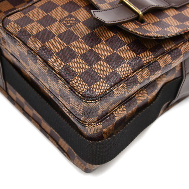 broadway damier canvas large messenger bag