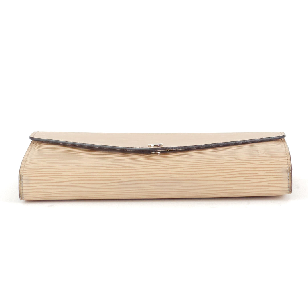 epi leather sarah wallet