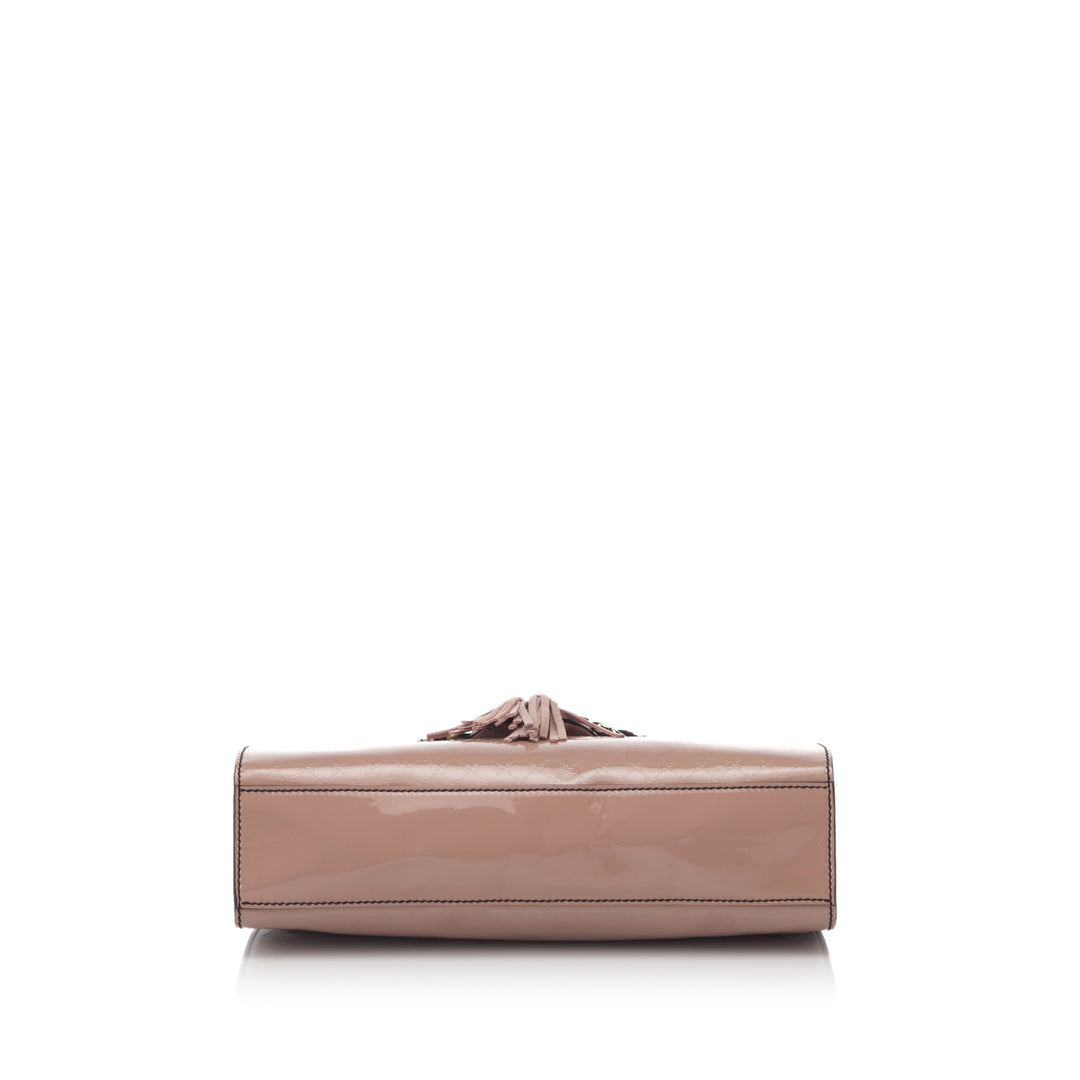 emily guccissima patent leather bag