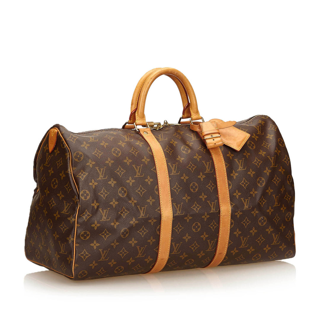keepall 50 monogram canvas travel bag