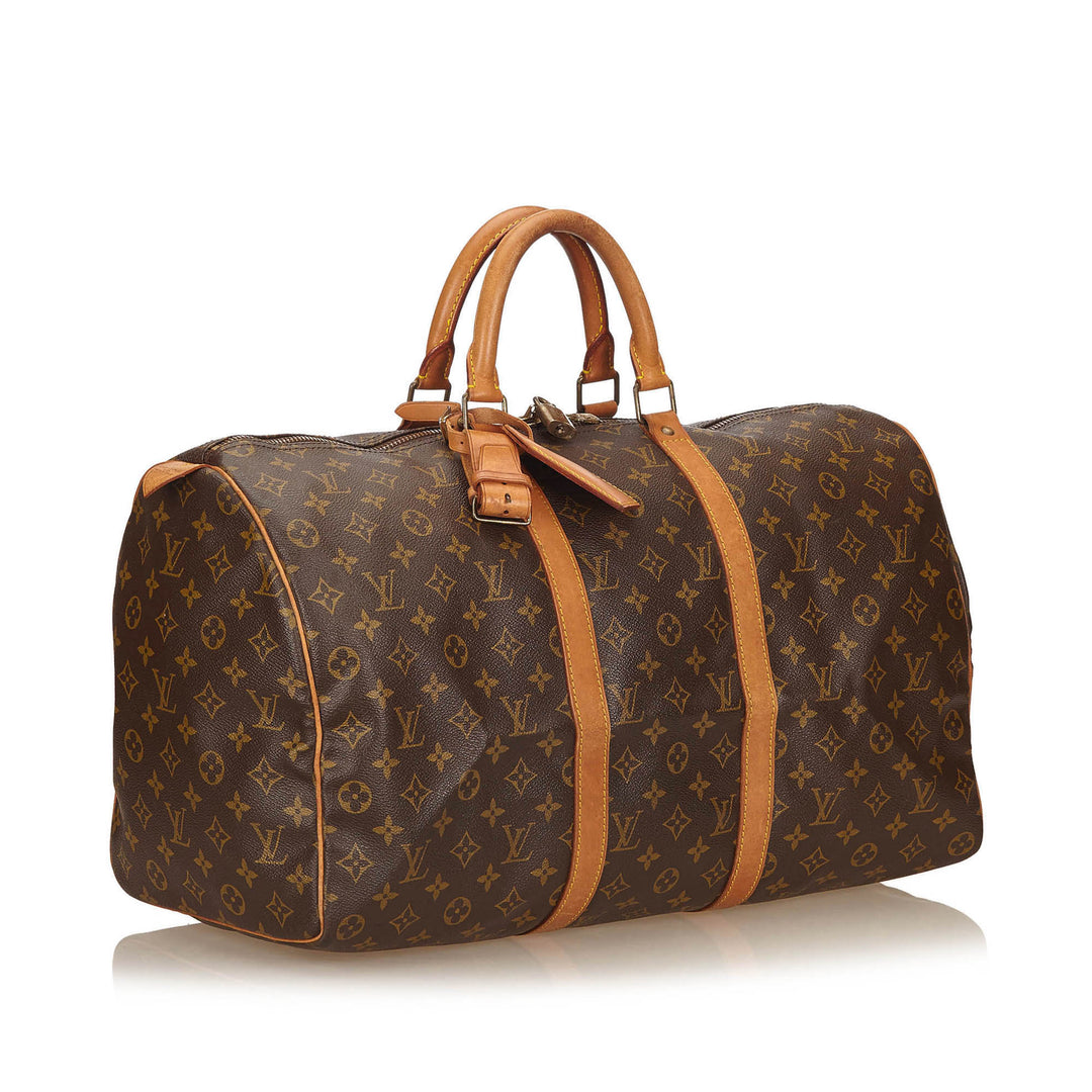 keepall 50 monogram canvas travel bag